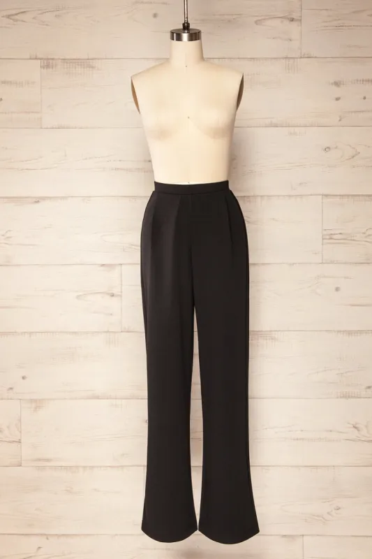 Segovie | Black Wide Leg Pants sold by Boutique 1861