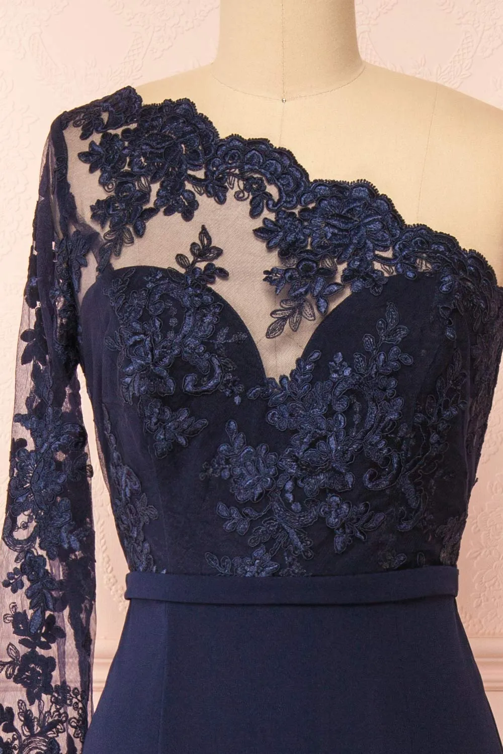 Xylia Navy | One Sleeve Maxi Dress sold by Boutique 1861 product image thumbnail 2