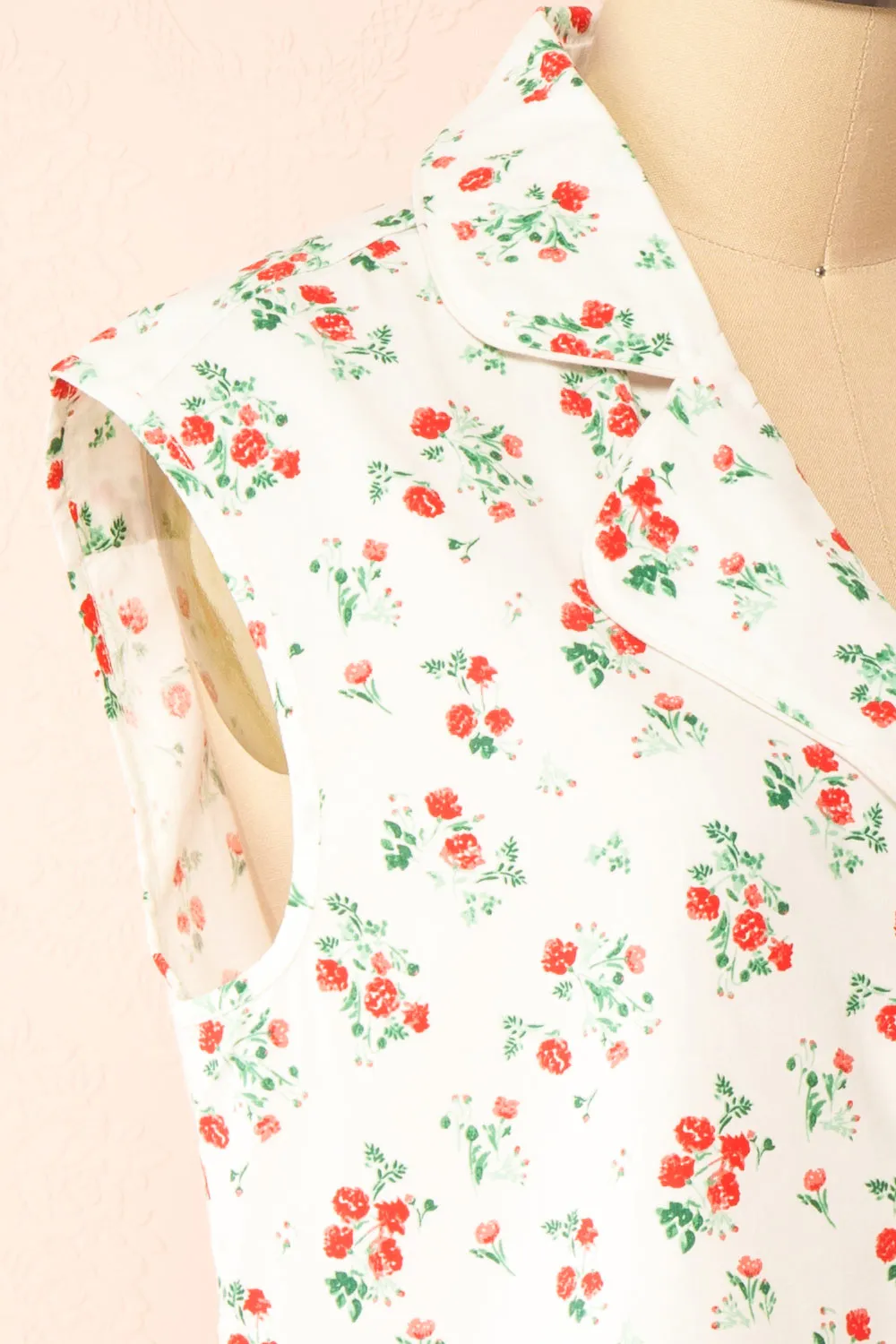 Nettie | Floral Sleeveless Blouse sold by Boutique 1861 product image thumbnail 4