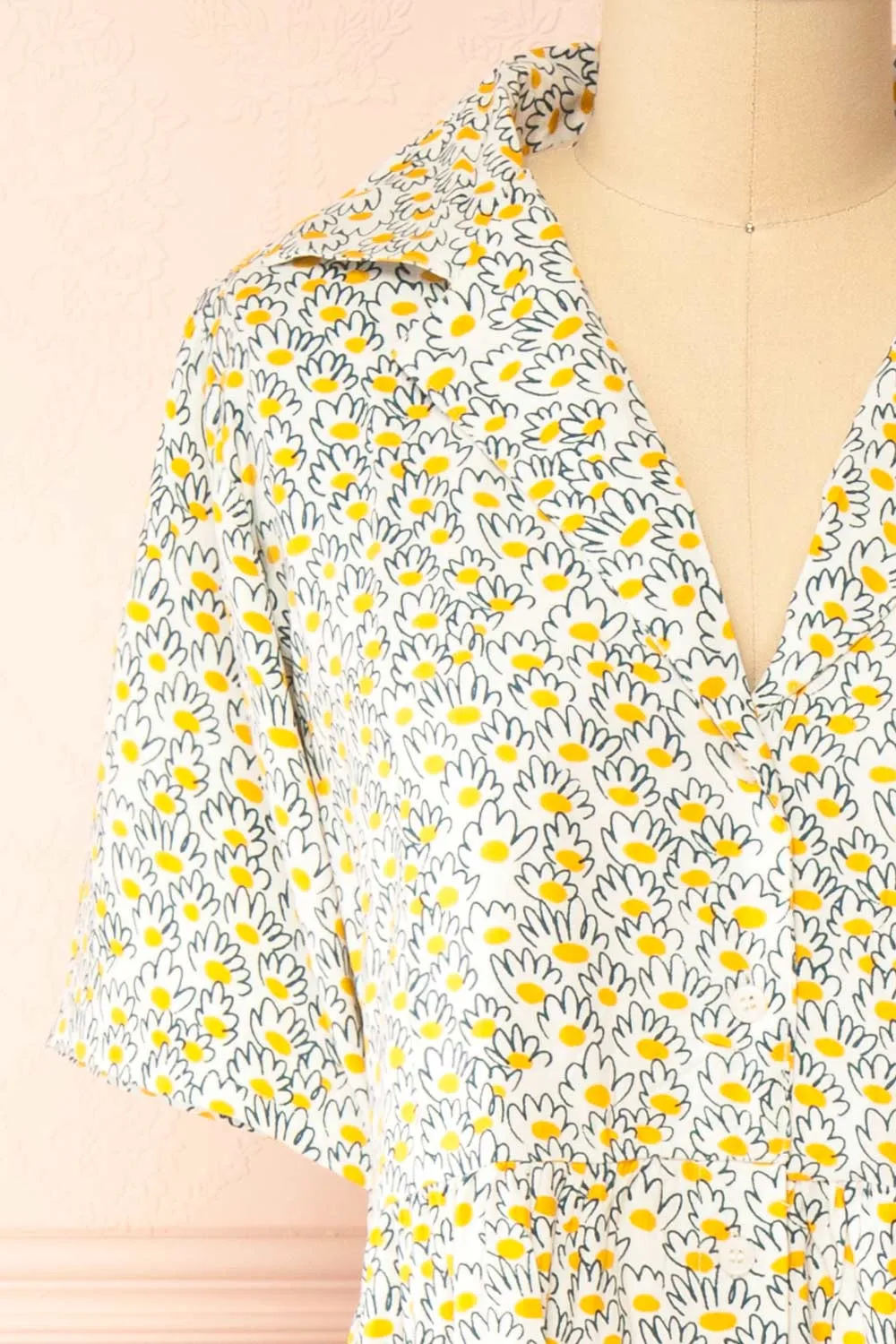 Palotta | Long Daisy Print Button-Up Dress sold by Boutique 1861 product image thumbnail 2
