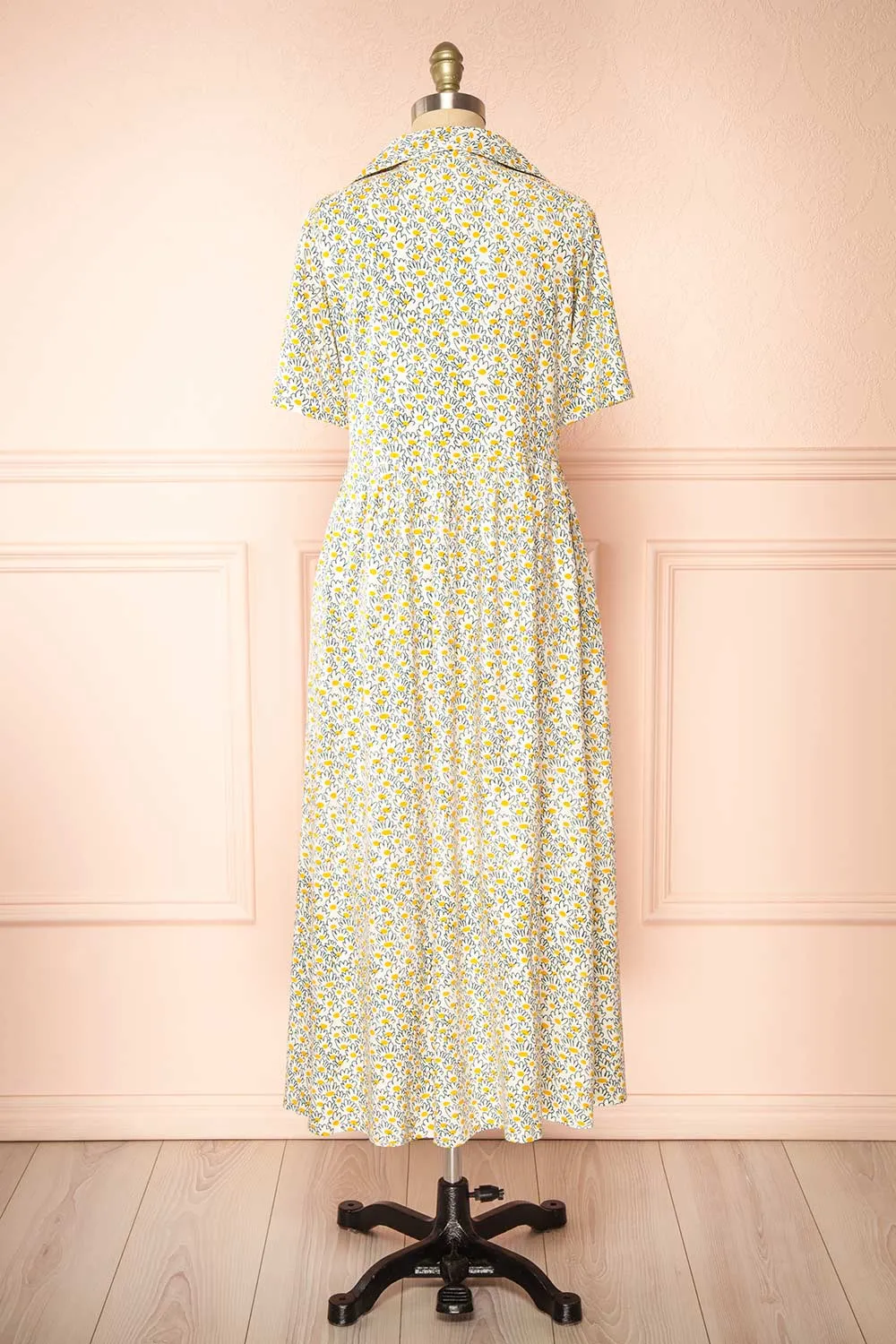 Palotta | Long Daisy Print Button-Up Dress sold by Boutique 1861 product image thumbnail 5