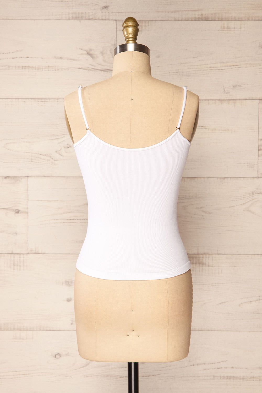 Bussigny White | Ribbed Tank Top sold by Boutique 1861 product image thumbnail 5