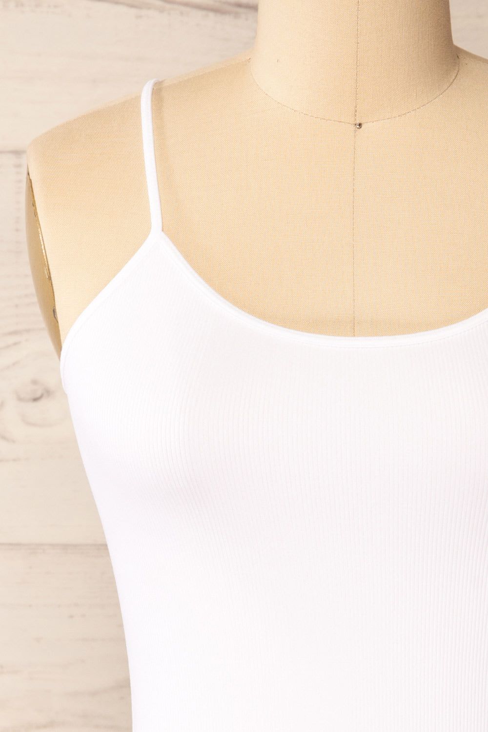 Bussigny White | Ribbed Tank Top sold by Boutique 1861 product image thumbnail 2