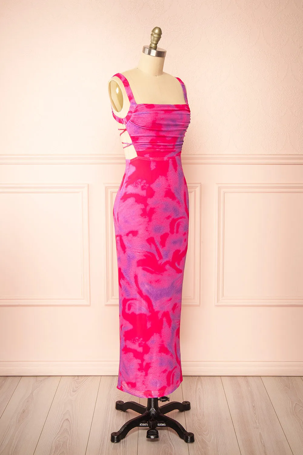 Ahuria | Long Tie-Dye Fitted Dress sold by Boutique 1861 product image thumbnail 5