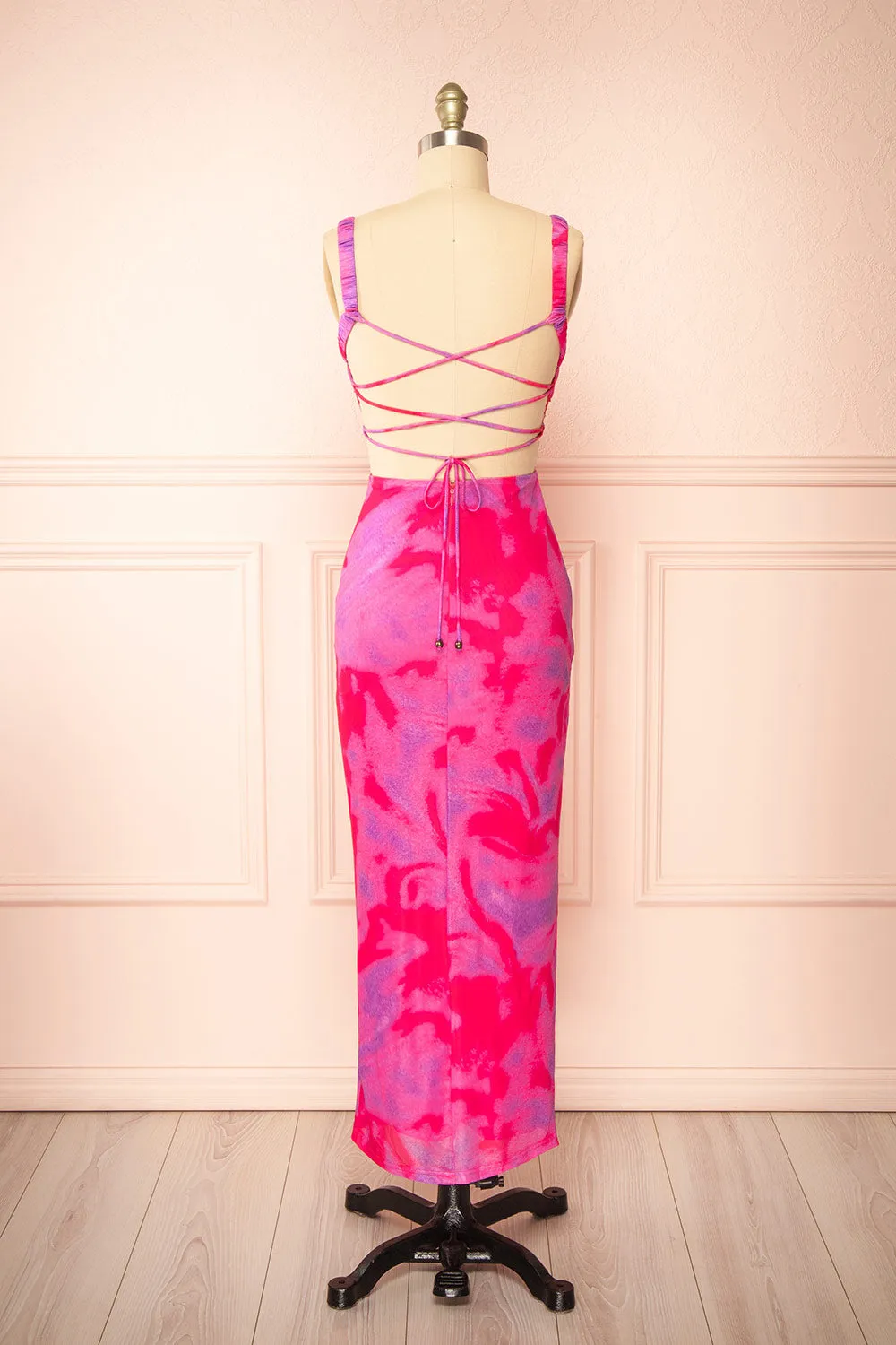 Ahuria | Long Tie-Dye Fitted Dress sold by Boutique 1861 product image thumbnail 3
