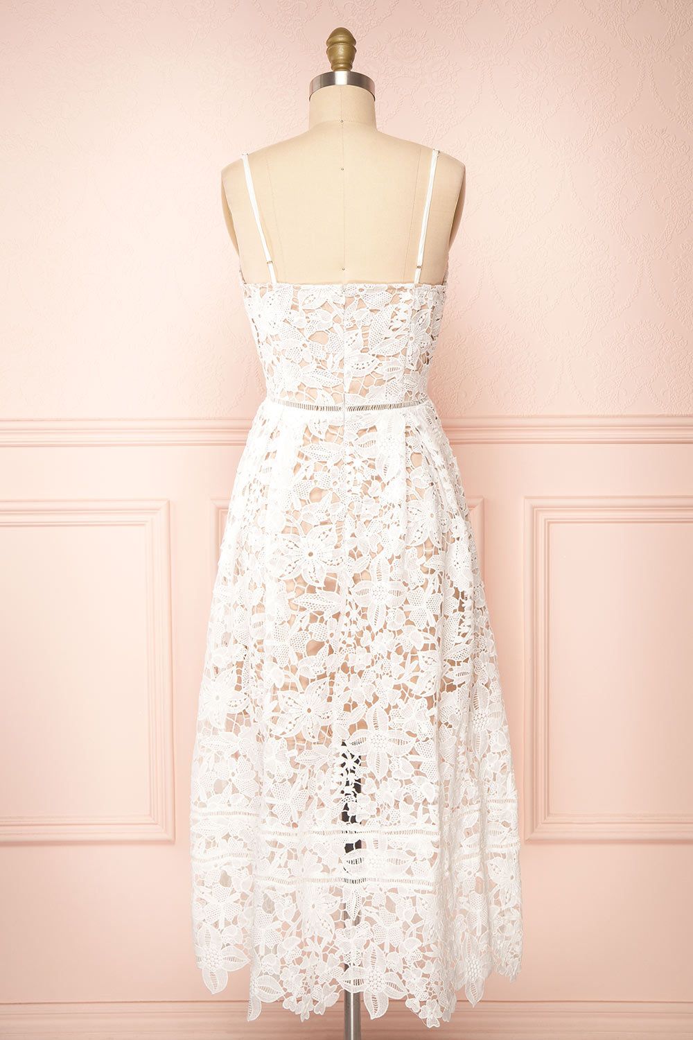 Belena | Lace V-Neck Midi Dress sold by Boutique 1861 product image thumbnail 5