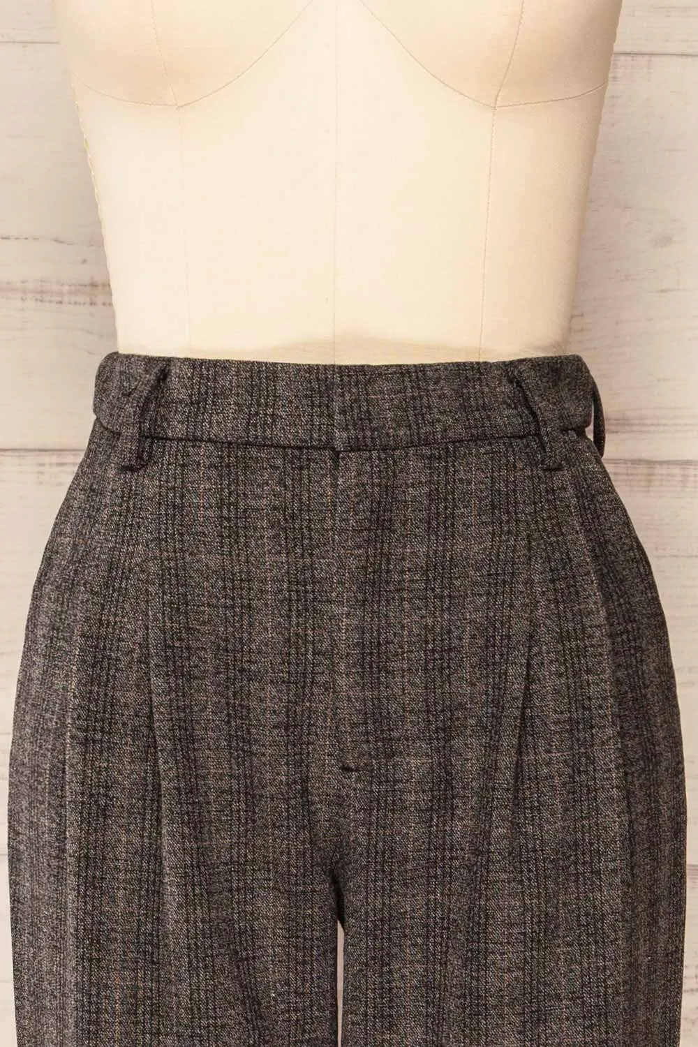Liandrino | High-Waisted Plaid Pants sold by Boutique 1861 product image thumbnail 2