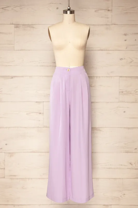 Calbuco | High-Waisted Lilac Pants sold by Boutique 1861