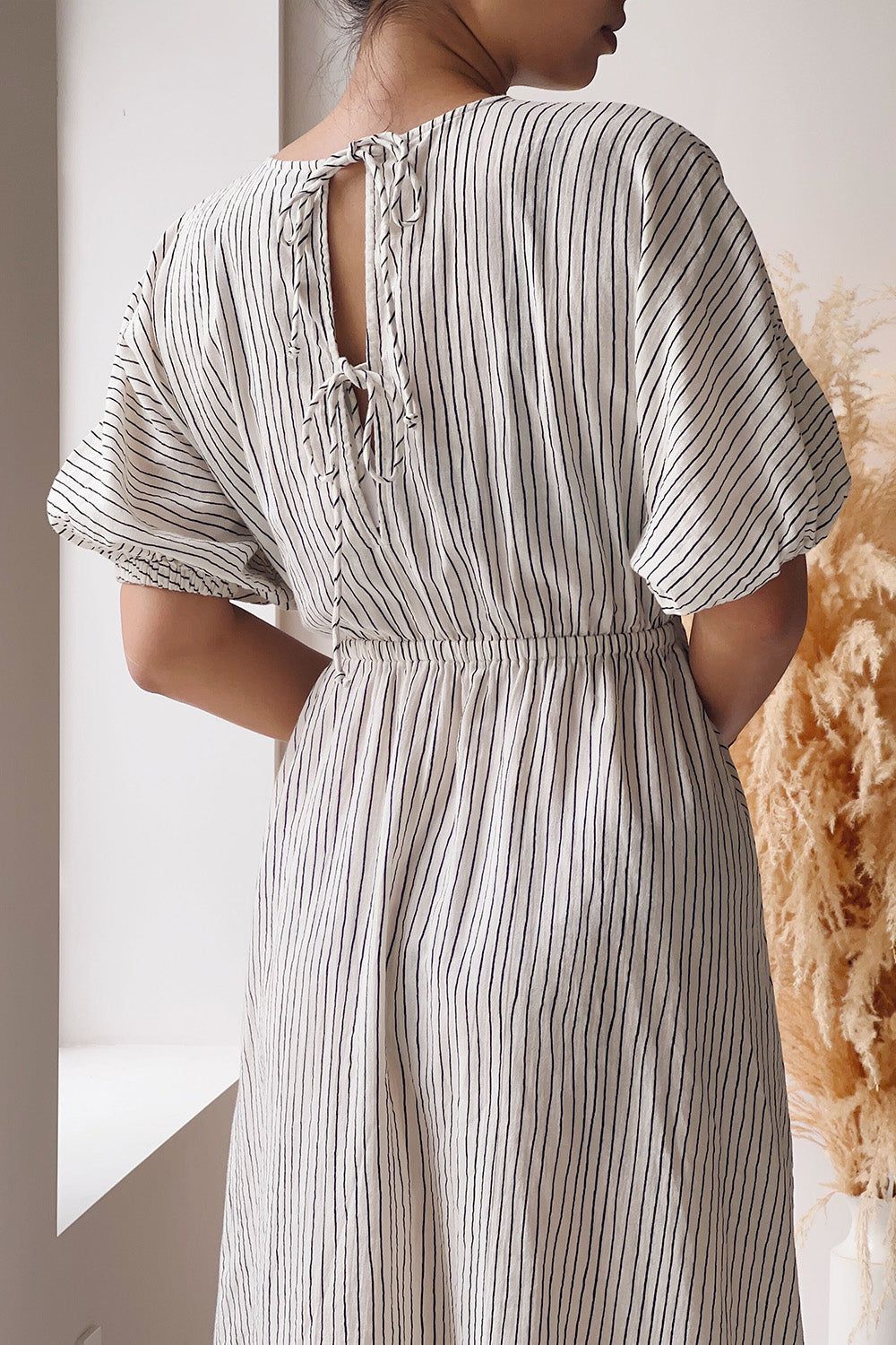 Deauville | Stripped Midi Dress w/ Elastic Waist sold by Boutique 1861 product image thumbnail 2