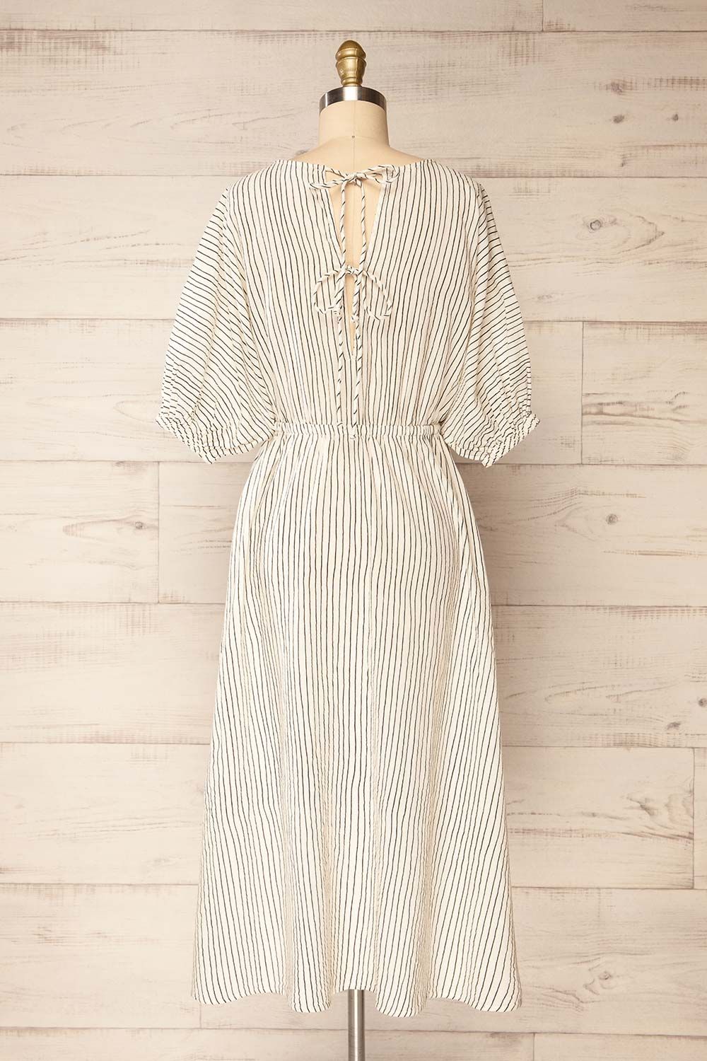 Deauville | Stripped Midi Dress w/ Elastic Waist sold by Boutique 1861 product image thumbnail 6