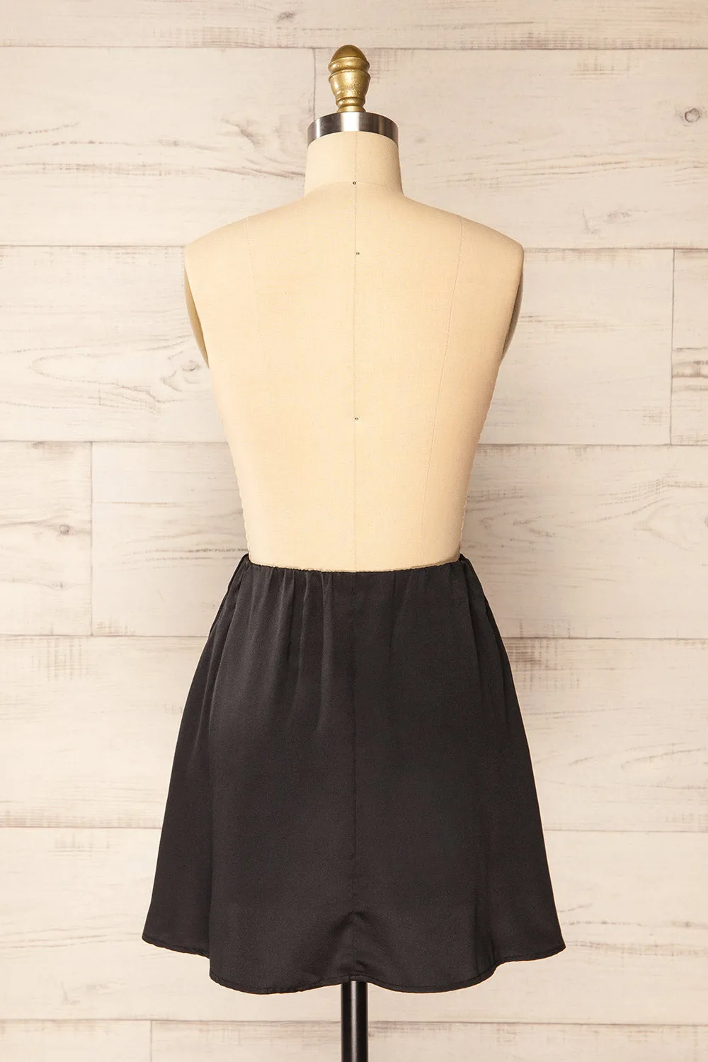 Tourcoing | Short Black Skirt w/ Elastic Waist sold by Boutique 1861 product image thumbnail 5
