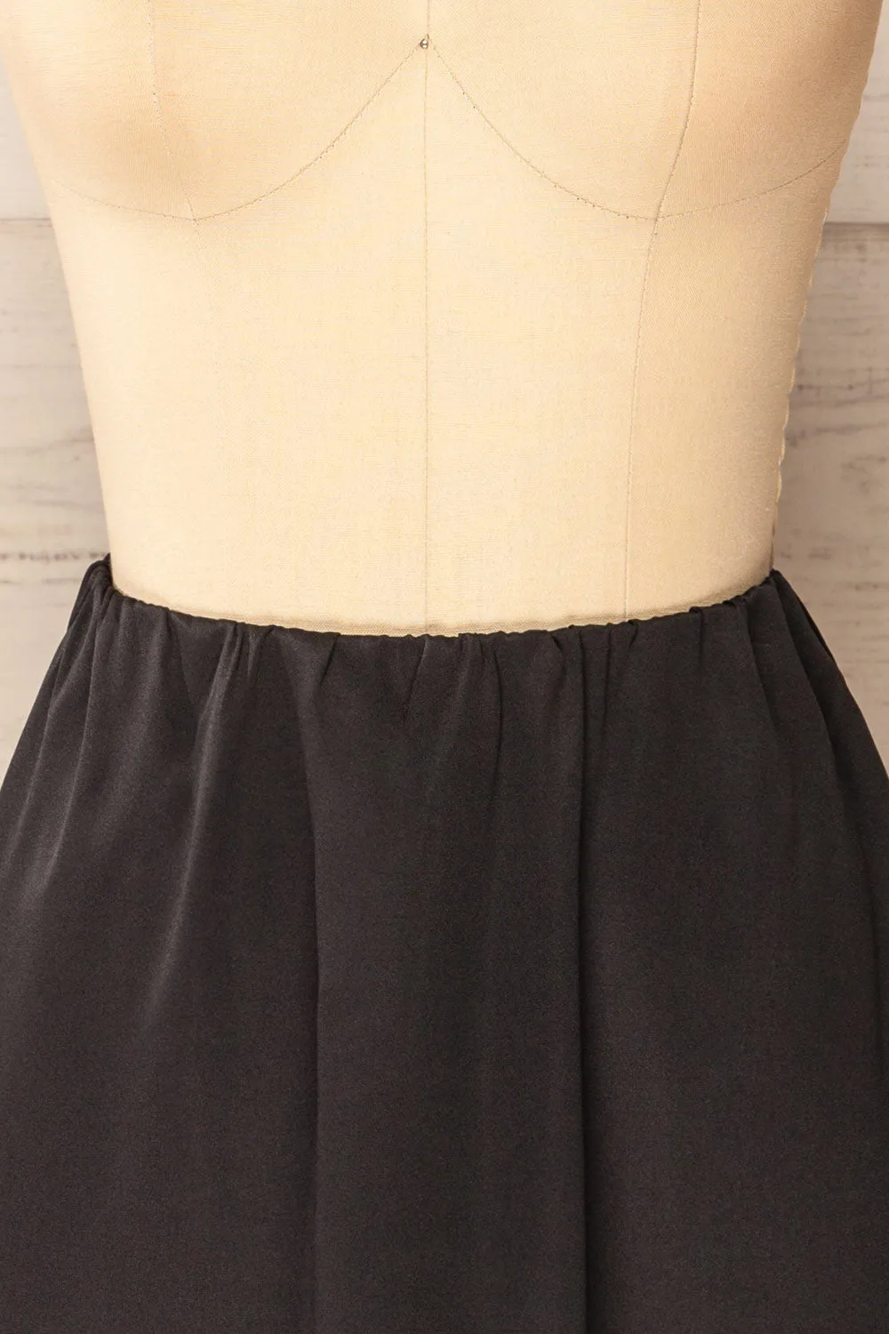 Tourcoing | Short Black Skirt w/ Elastic Waist sold by Boutique 1861 product image thumbnail 2
