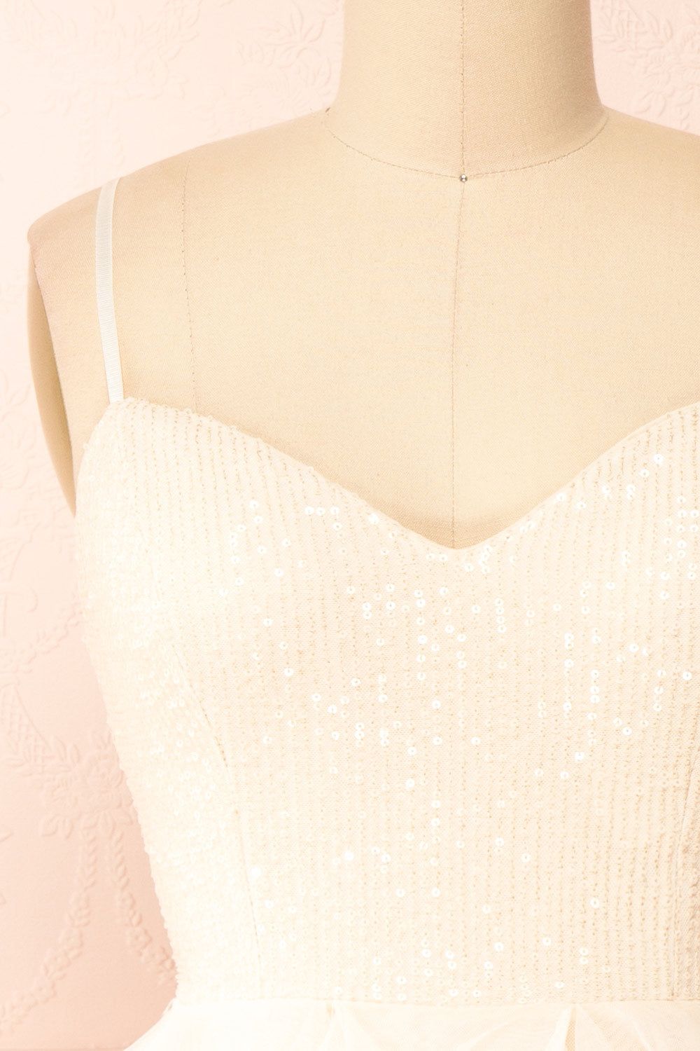 Iksa Ivory | Short Dress w/ Sequin Top sold by Boutique 1861 product image thumbnail 3