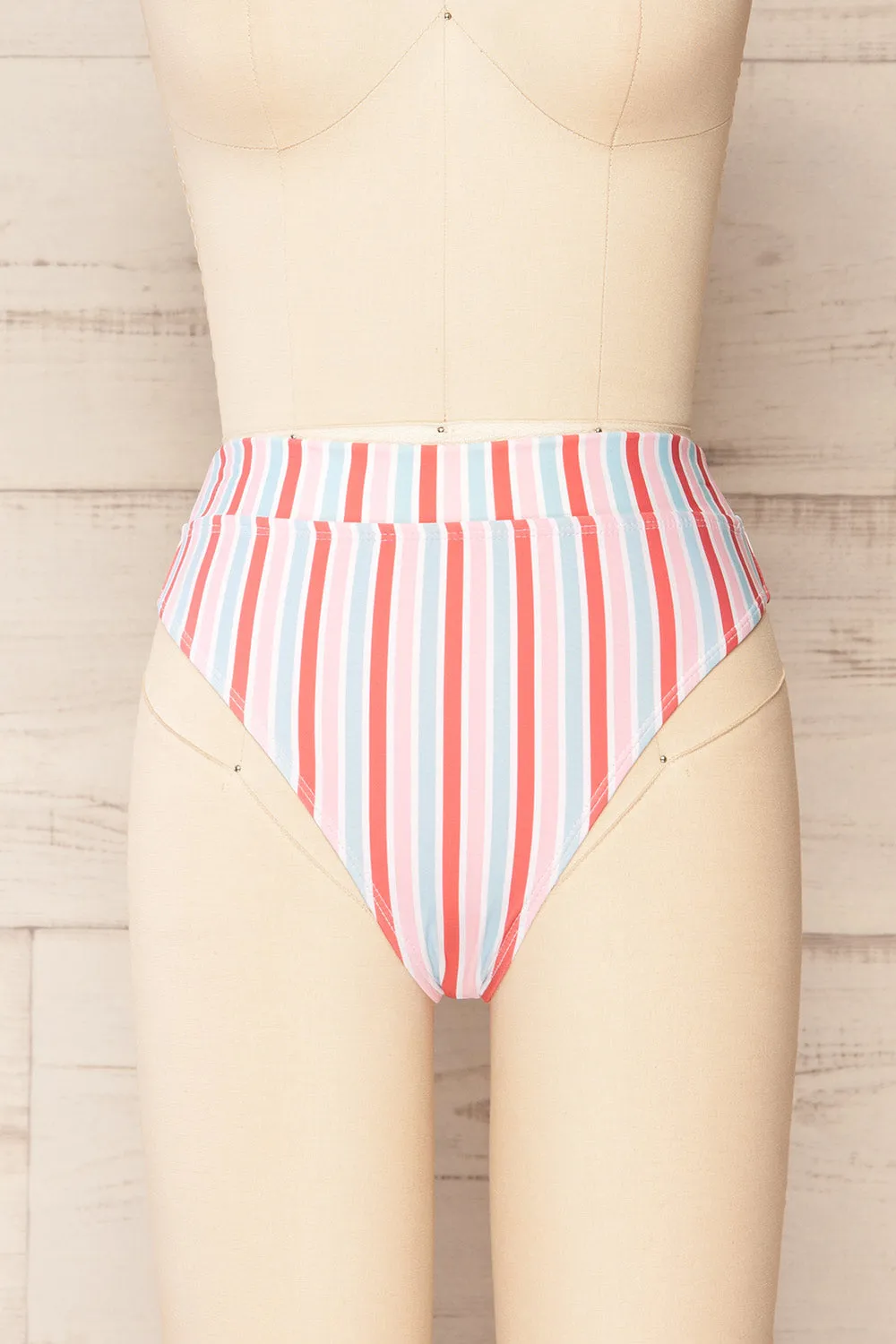 Zuwena Stripes | High-Waisted Bikini Bottom sold by Boutique 1861 product image thumbnail 2