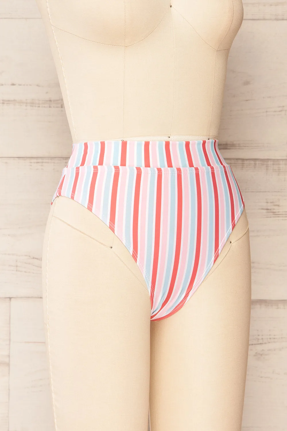 Zuwena Stripes | High-Waisted Bikini Bottom sold by Boutique 1861 product image thumbnail 4