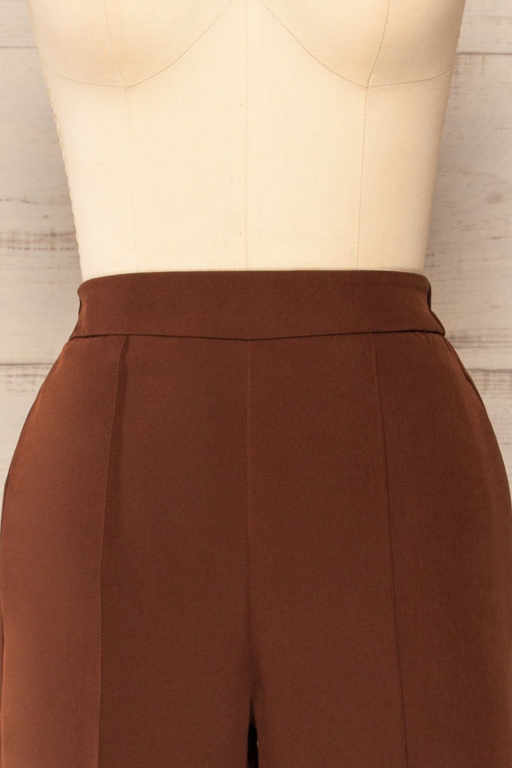 Korcula Brown | High Waisted Wide Leg Pants sold by Boutique 1861 product image thumbnail 2