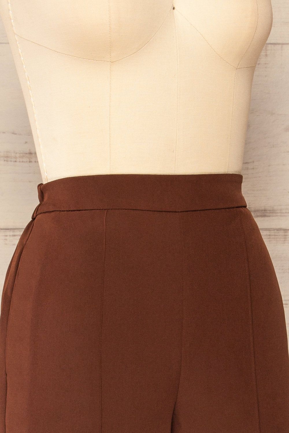 Korcula Brown | High Waisted Wide Leg Pants sold by Boutique 1861 product image thumbnail 4