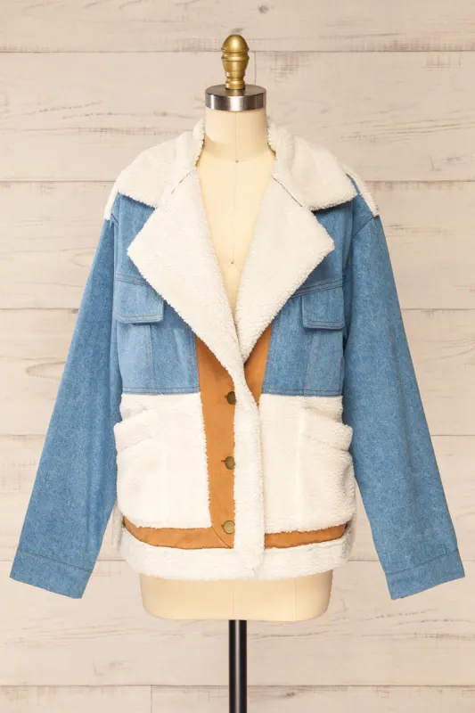 Hoddesdon | Denim Jacket w/ Sherpa made by Boutique 1861