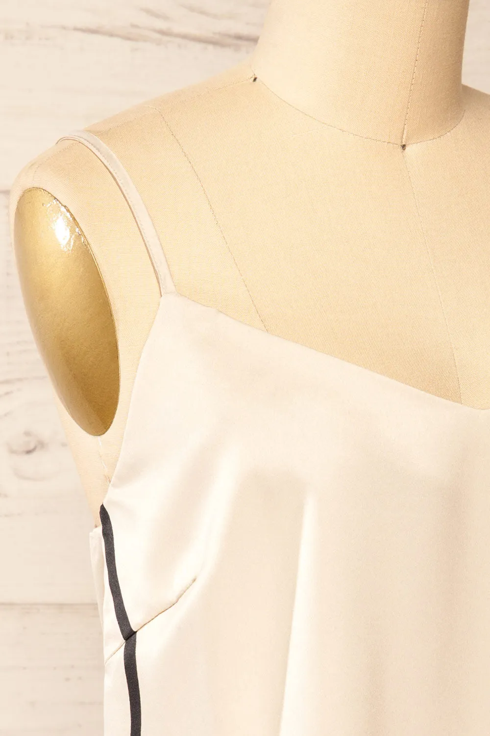 Sokode | Satin Cami Top w/ Abstract Pattern sold by Boutique 1861 product image thumbnail 4