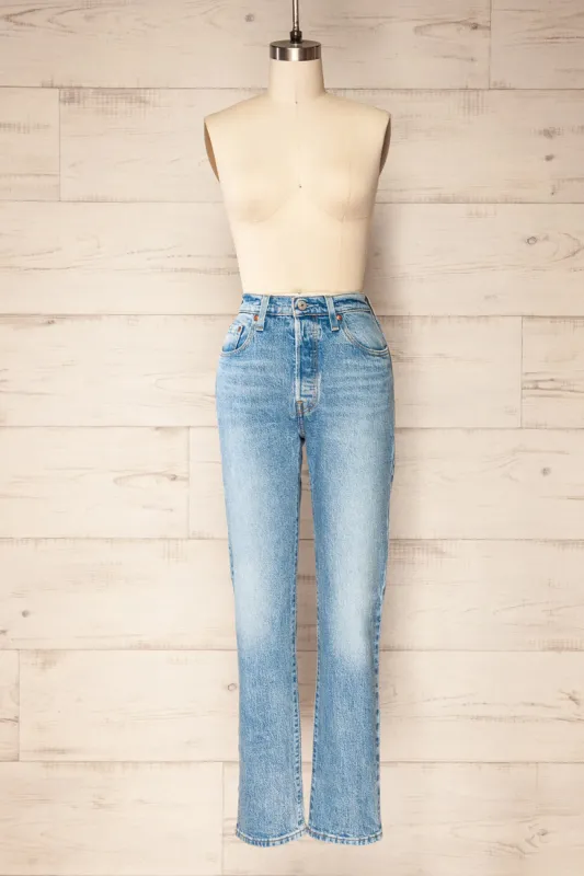Quimper | High Rise Straight Leg Jeans sold by Boutique 1861