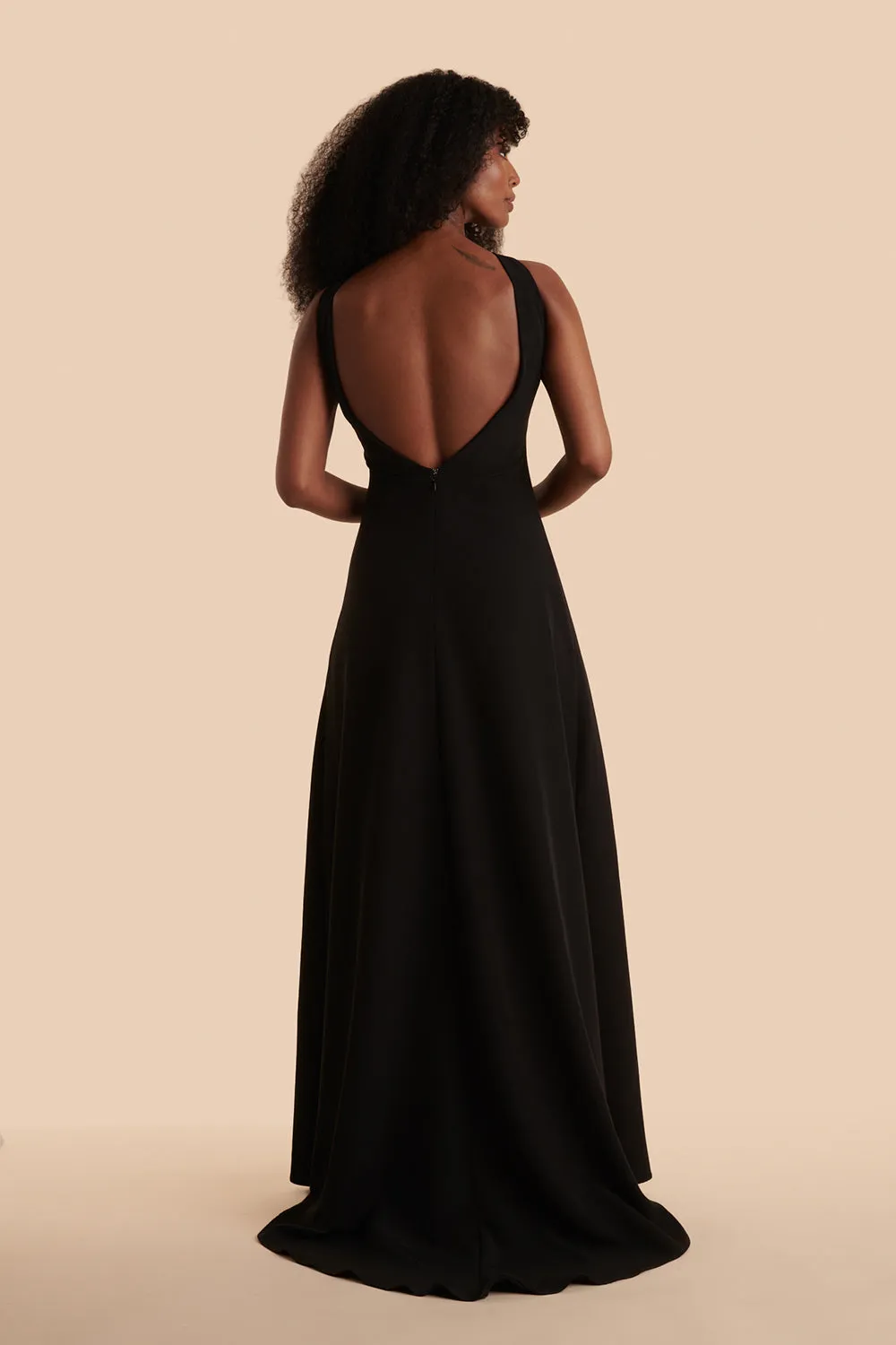 Elenova Black | High Neck Gown w/ Train sold by Boutique 1861 product image thumbnail 2