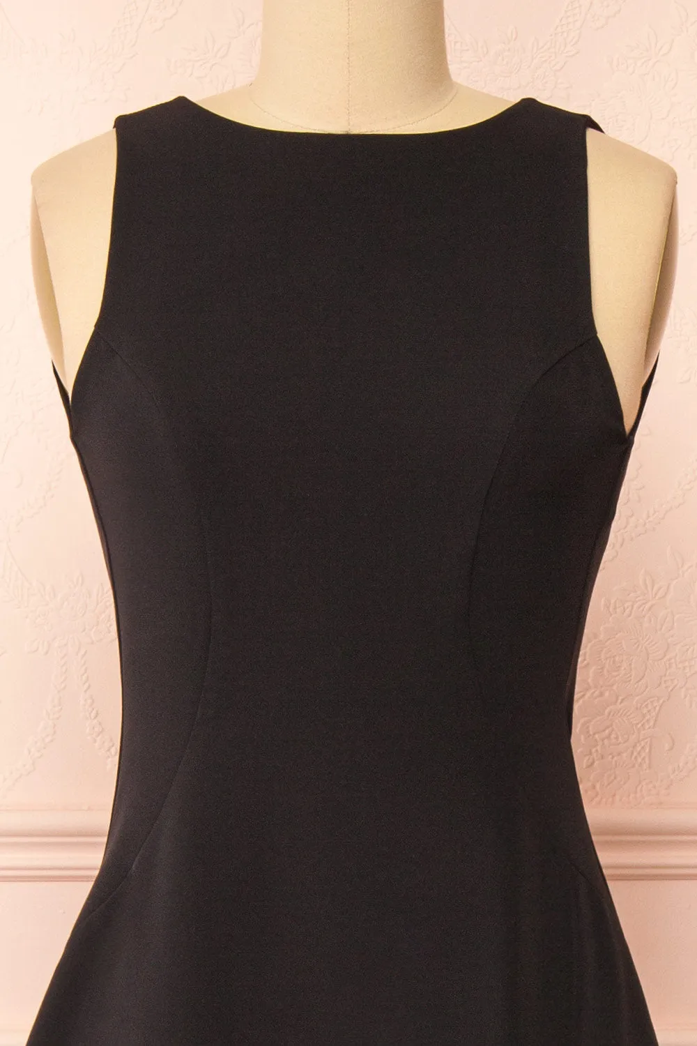 Elenova Black | High Neck Gown w/ Train sold by Boutique 1861 product image thumbnail 5