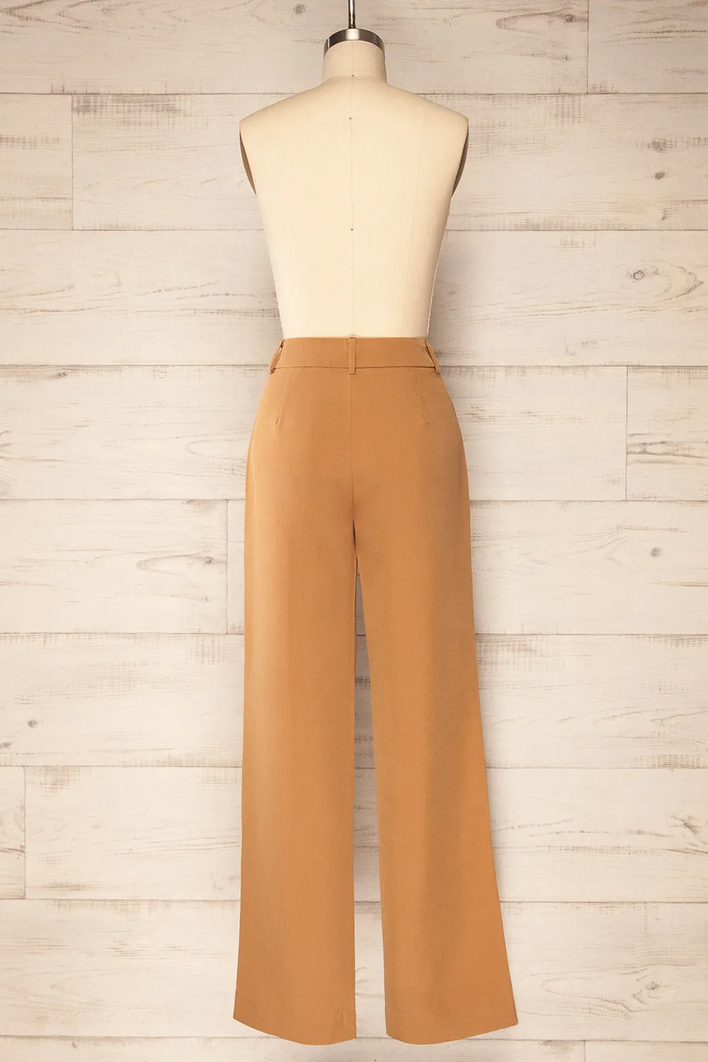 Sutton Caramel | Straight Leg Pants w/ Lateral Pockets sold by Boutique 1861 product image thumbnail 5