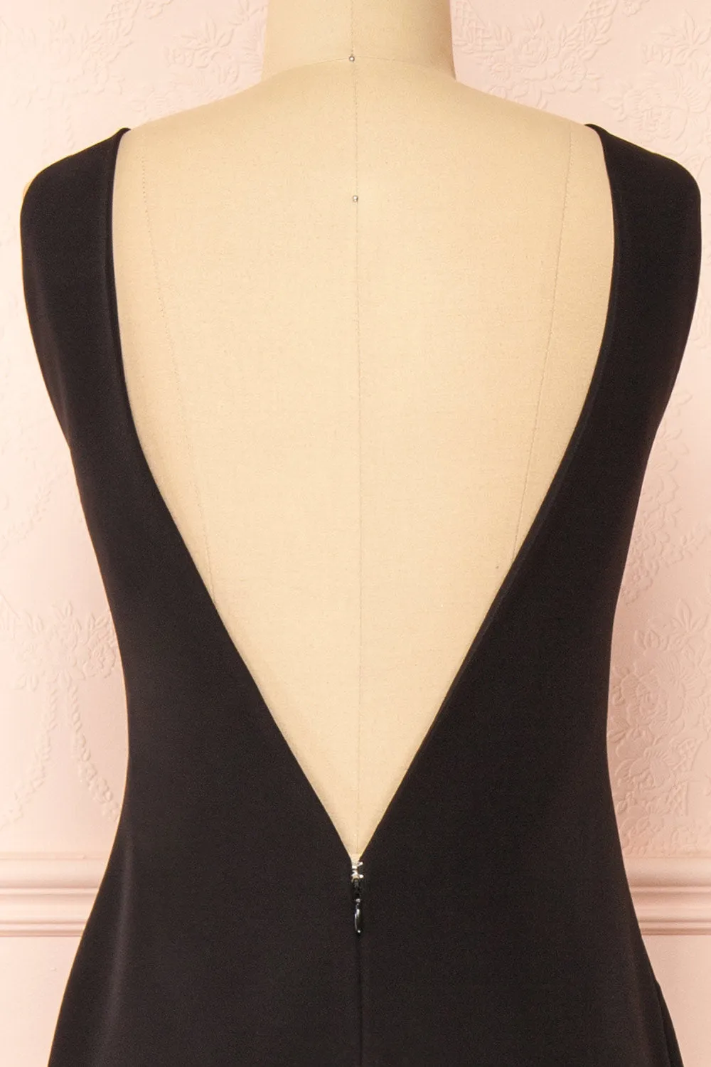 Elenova Black | High Neck Gown w/ Train sold by Boutique 1861 product image thumbnail 3