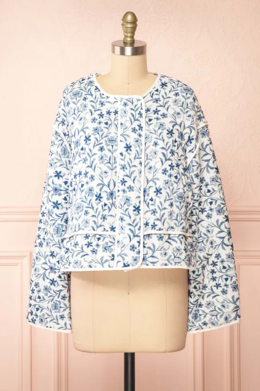 Azura | Quilted Floral Jacket sold by Boutique 1861