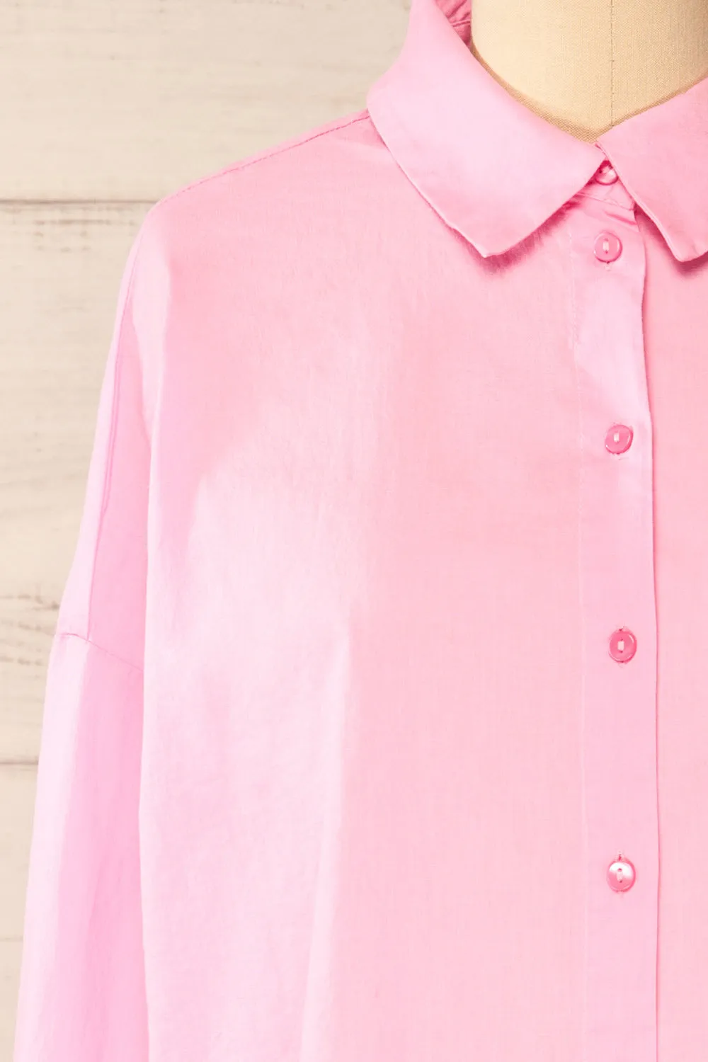 Dodoma Pink | Oversized Button-Up Shirt sold by Boutique 1861 product image thumbnail 2