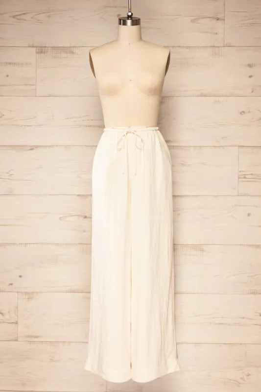 Koya Ivory | High-Waisted Pants sold by Boutique 1861