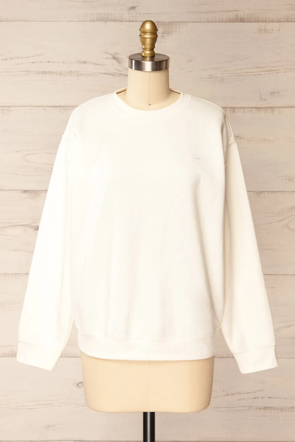 Incheon | Oversized Ivory Crewneck sold by Boutique 1861