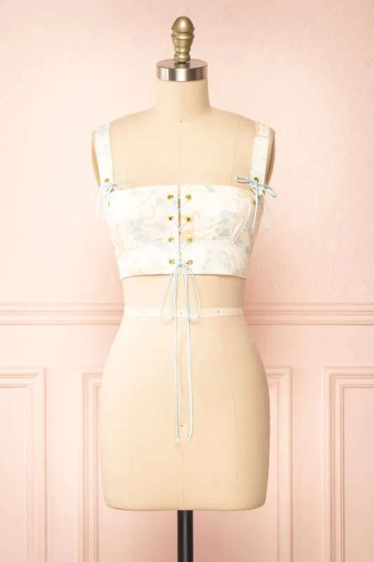 Persephone | Cropped Corset Top sold by Boutique 1861