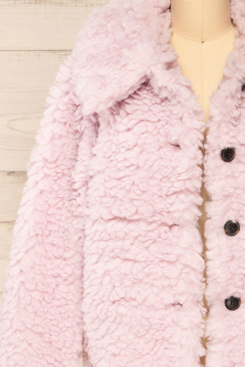 Coldfield | Fuzzy Button-Up Teddy Coat sold by Boutique 1861 product image thumbnail 2