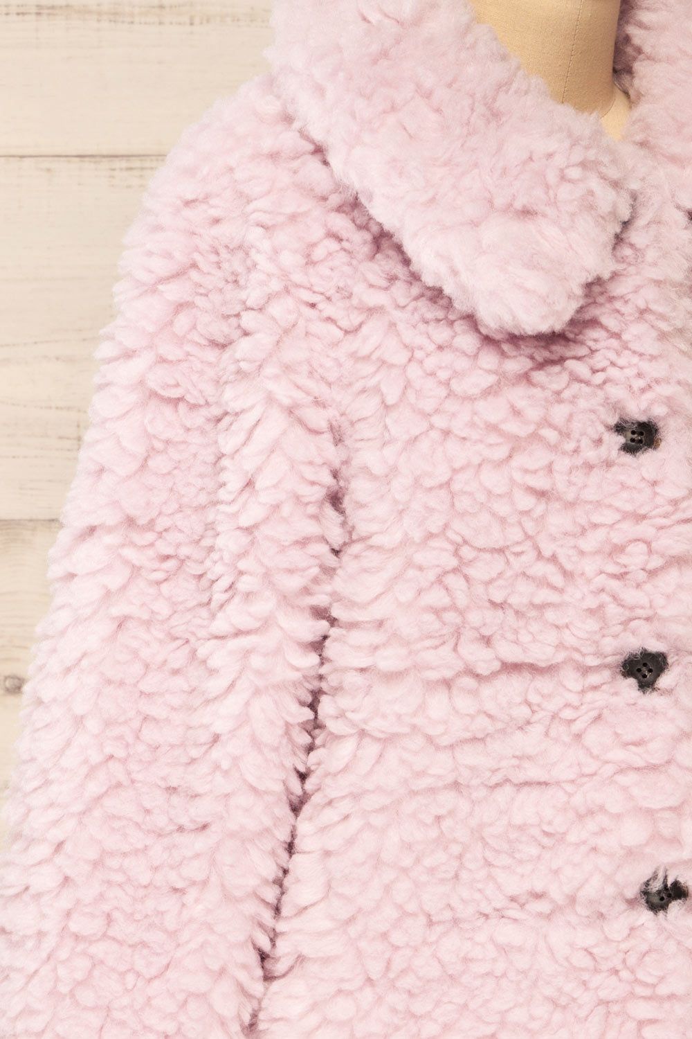 Coldfield | Fuzzy Button-Up Teddy Coat sold by Boutique 1861 product image thumbnail 6