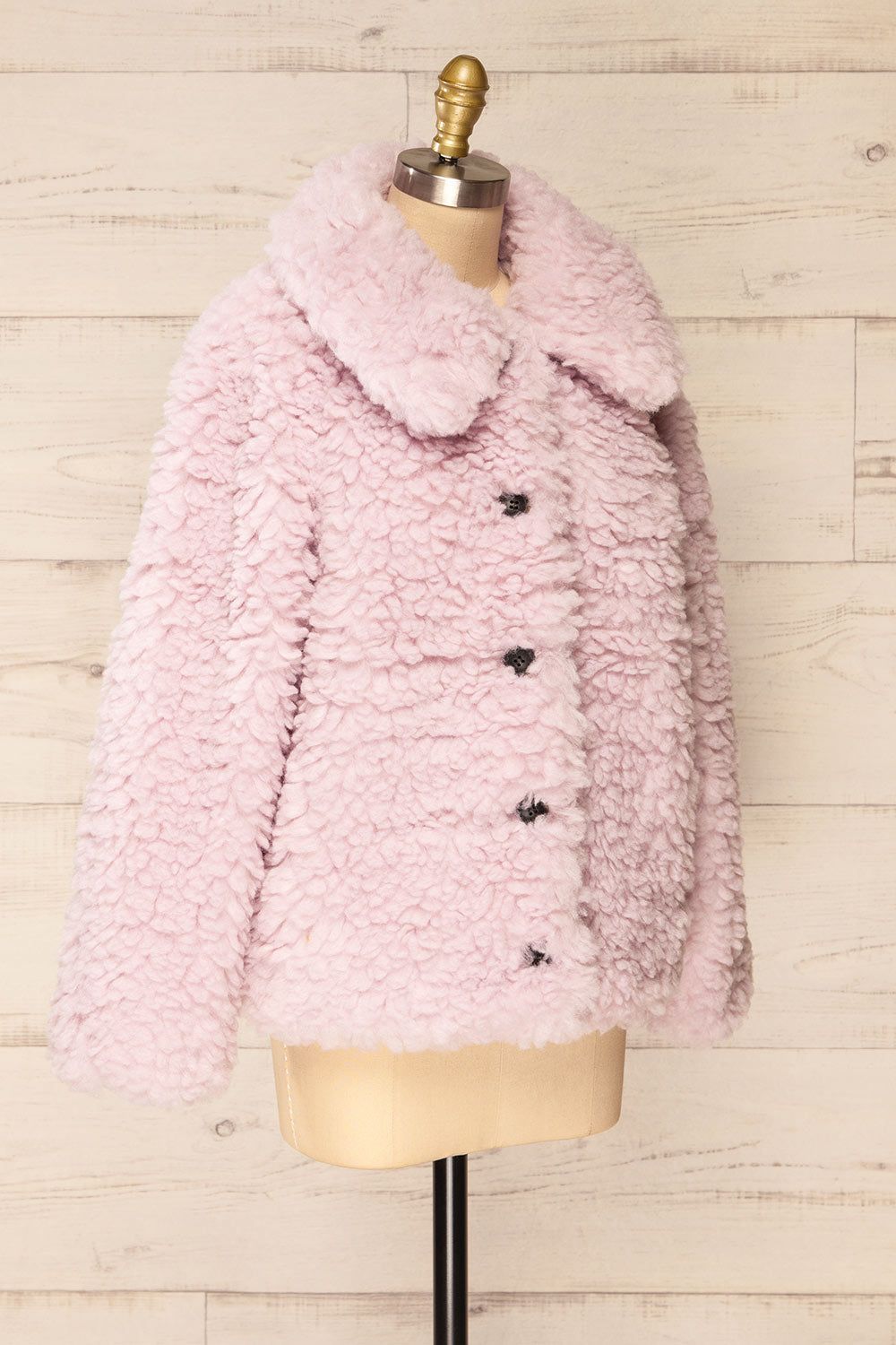 Coldfield | Fuzzy Button-Up Teddy Coat sold by Boutique 1861 product image thumbnail 5
