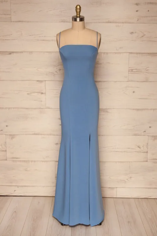 Milena Blue | Mermaid Gown sold by Boutique 1861