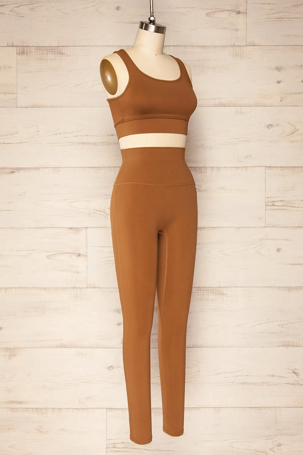 Set Mida Caramel | Sports Bra & Leggings Set sold by Boutique 1861 product image thumbnail 3