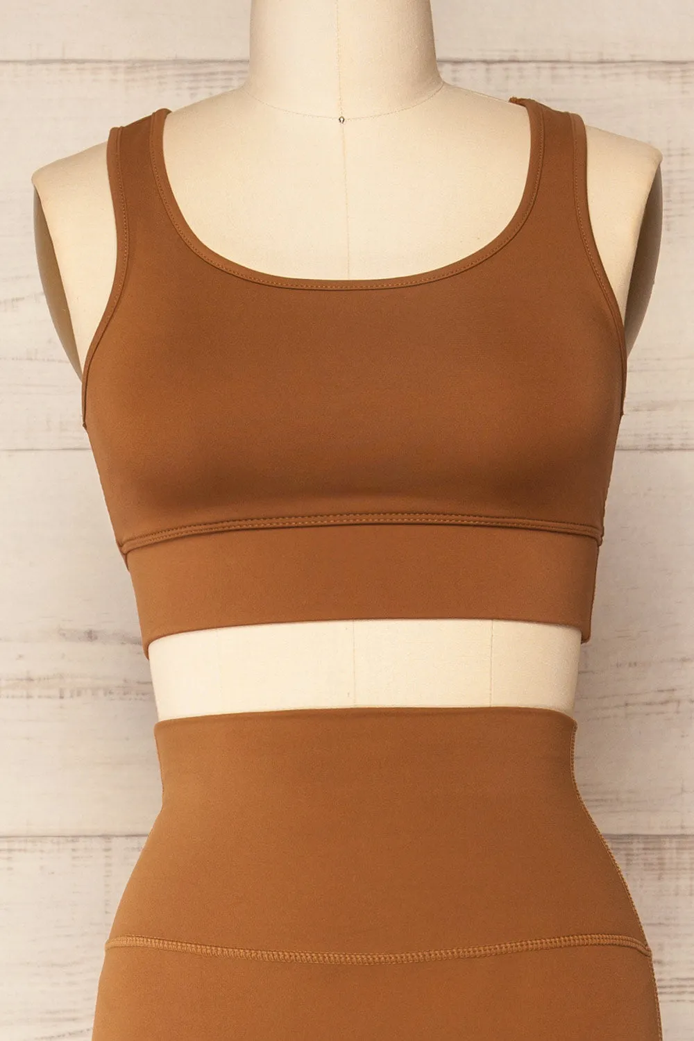 Set Mida Caramel | Sports Bra & Leggings Set sold by Boutique 1861 product image thumbnail 2