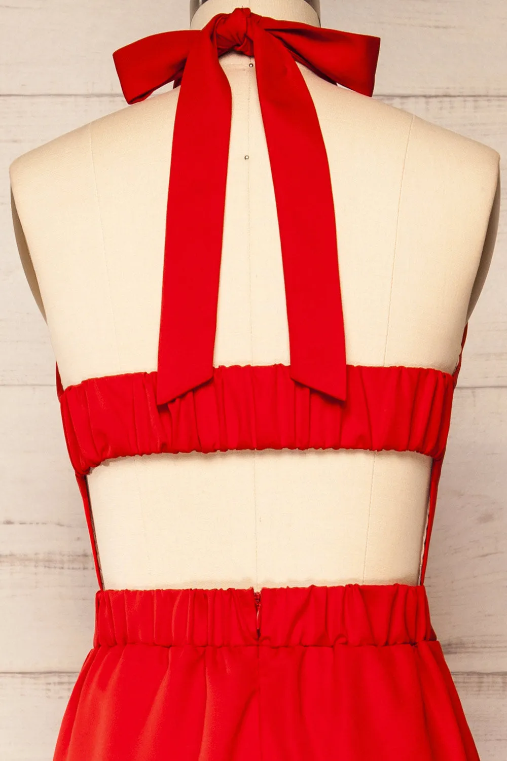 Zoutrane | Open Back Halter Neck Jumpsuit sold by Boutique 1861 product image thumbnail 4