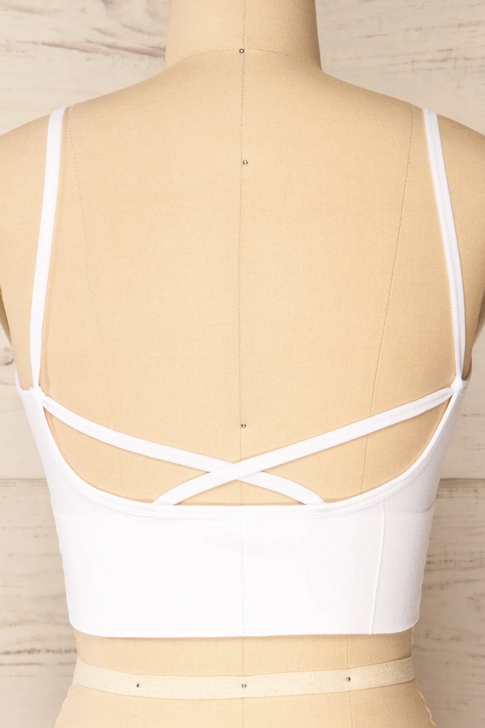 Dezra White | Textured Bralette sold by Boutique 1861 product image thumbnail 3