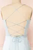 Kesha Blue | Corset Cowl Neck Maxi Dress sold by Boutique 1861