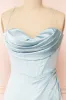 Kesha Blue | Corset Cowl Neck Maxi Dress sold by Boutique 1861