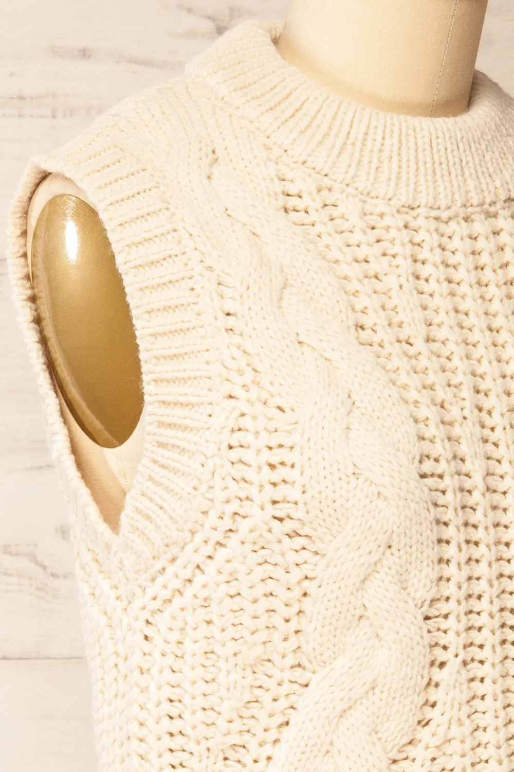 Edinburgh | Sleeveless Knitted Top sold by Boutique 1861 product image thumbnail 4