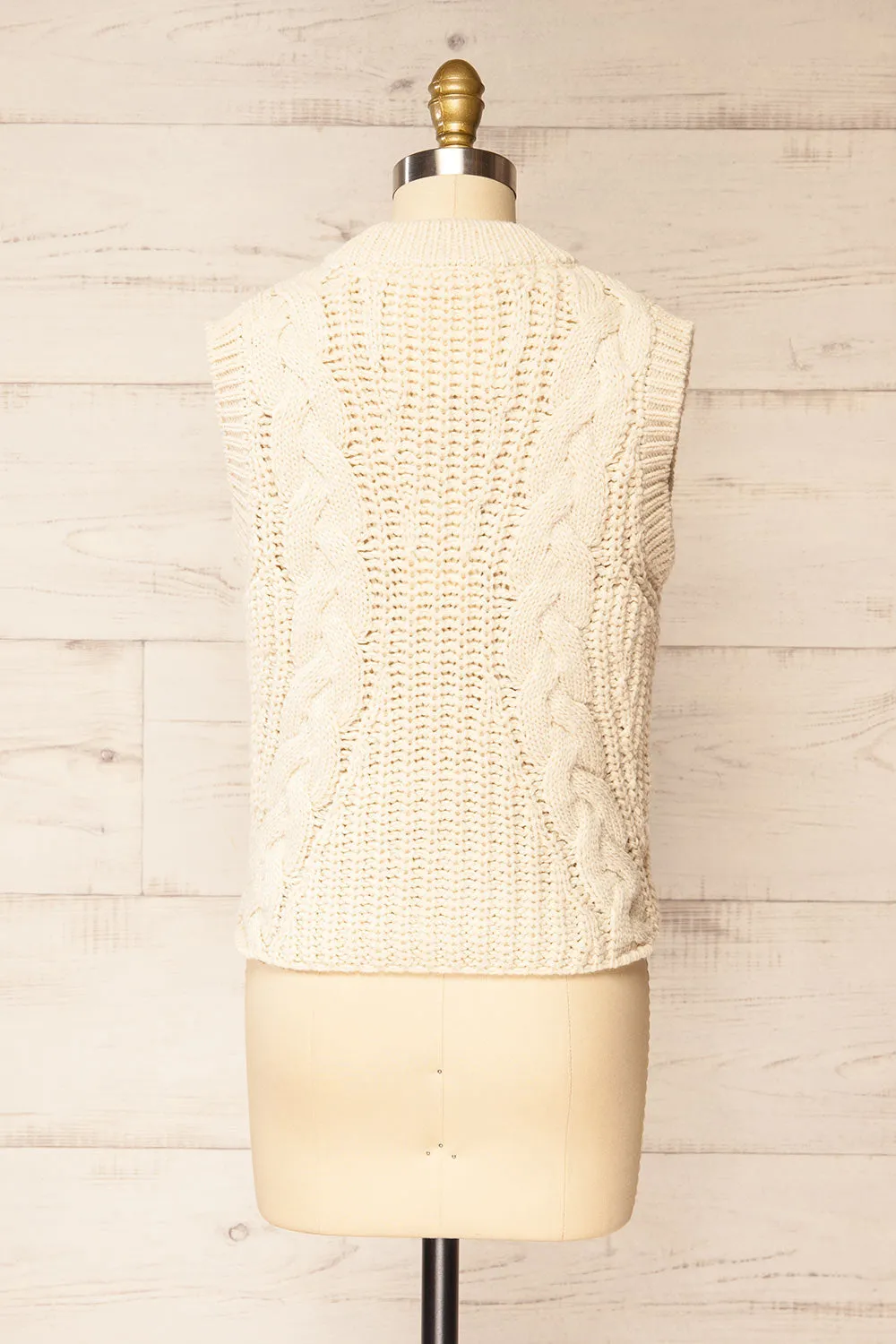 Edinburgh | Sleeveless Knitted Top sold by Boutique 1861 product image thumbnail 5
