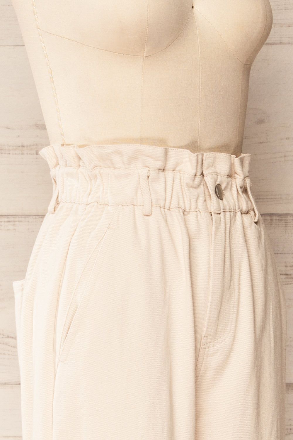 Provost Beige | High-Waisted Pants w/ Elastic Waist sold by Boutique 1861 product image thumbnail 4