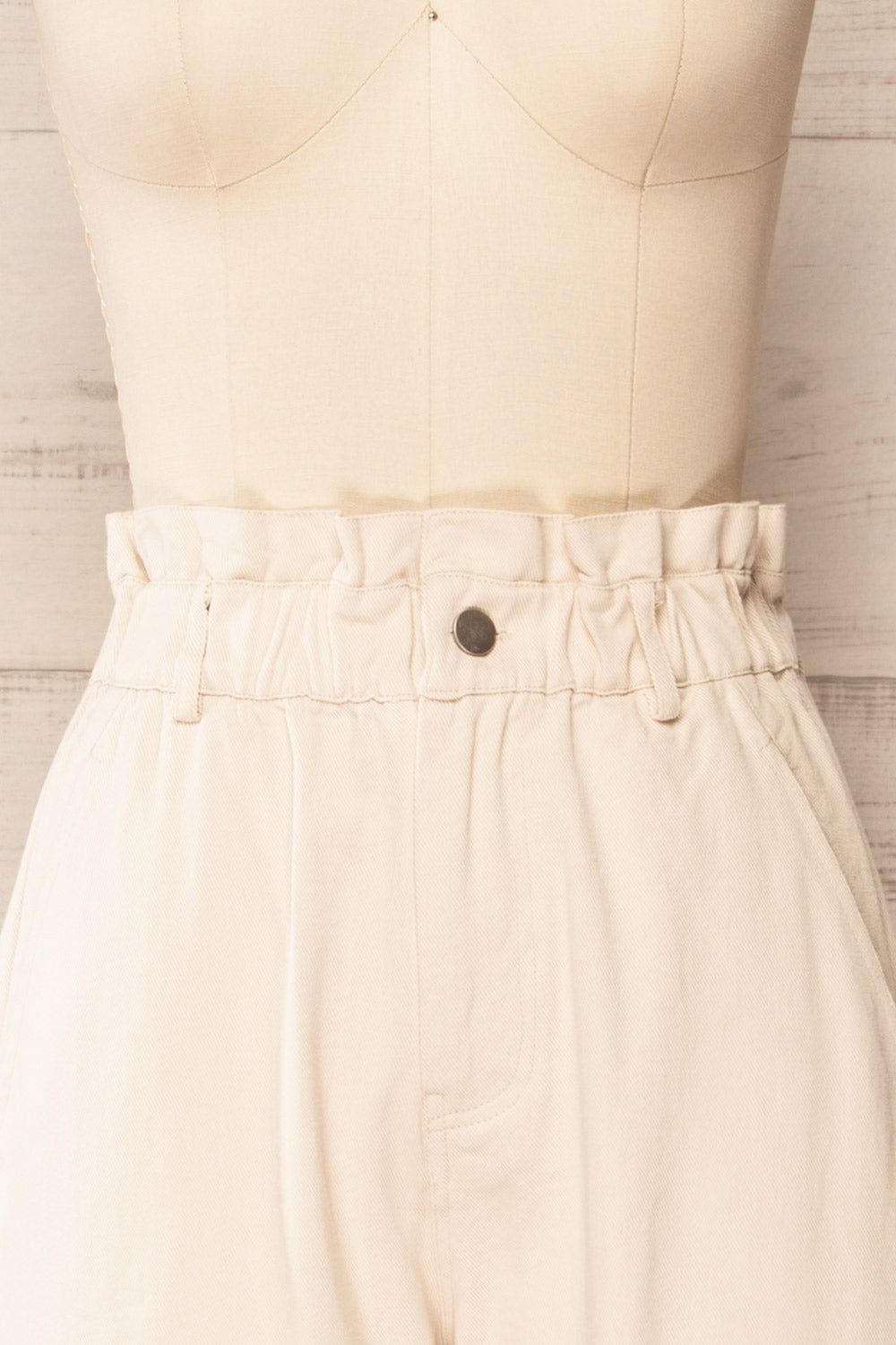 Provost Beige | High-Waisted Pants w/ Elastic Waist sold by Boutique 1861 product image thumbnail 2
