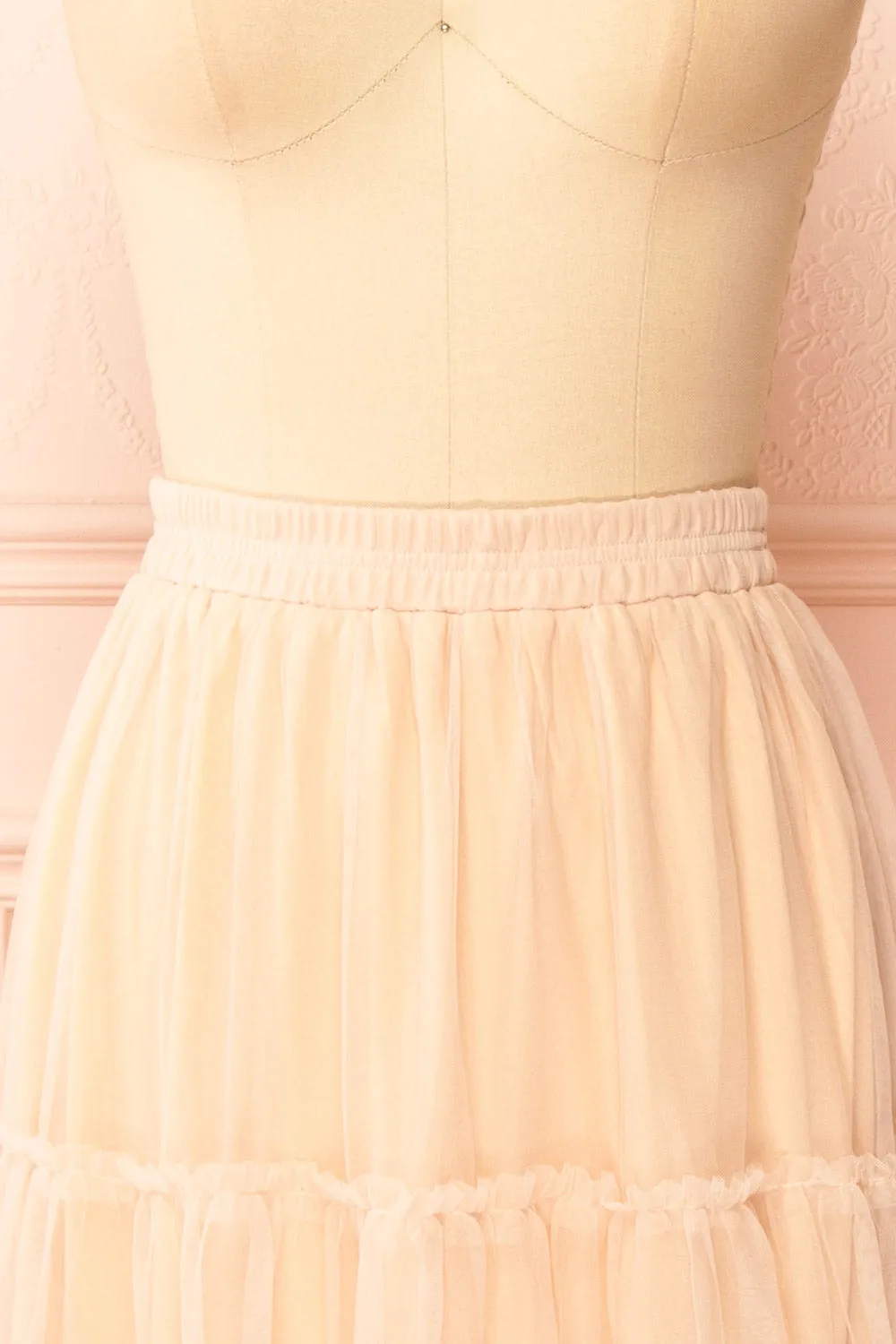 Yotsuba Blush | Tiered Tulle Midi Skirt sold by Boutique 1861 product image thumbnail 3