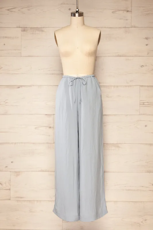 Koya Blue | Lined High-Waisted Pants sold by Boutique 1861