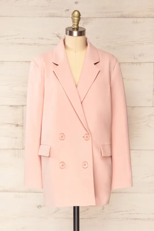 Marousi Pink | Oversized Blazer sold by Boutique 1861